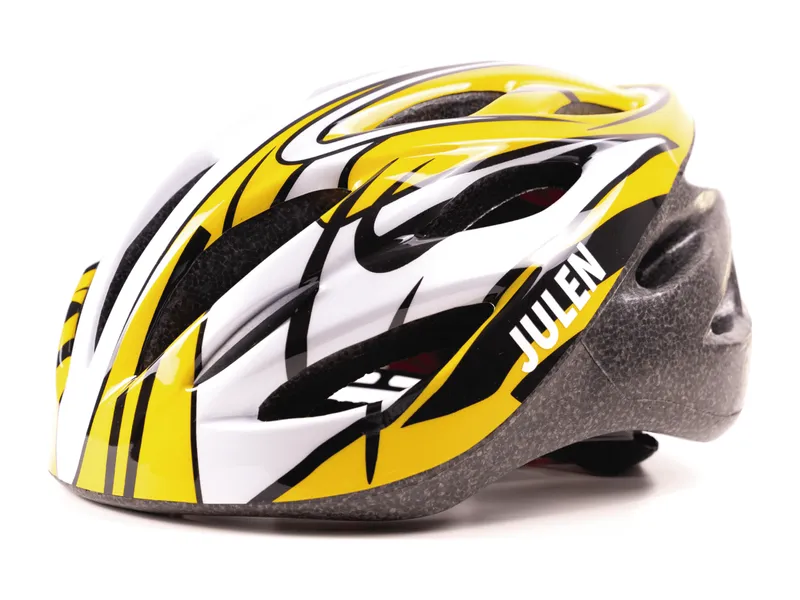 Julen Casco G30 blanco/amarillo