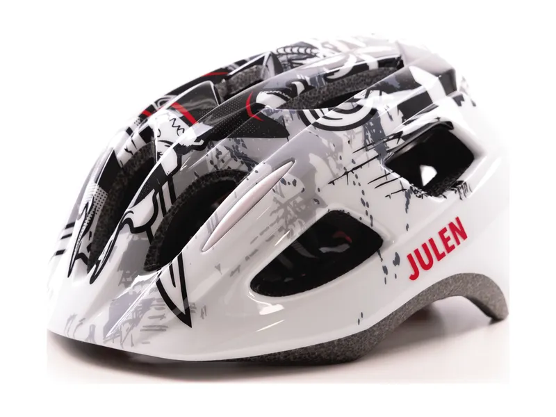 Julen Casco Y003 para niños azul/blanco